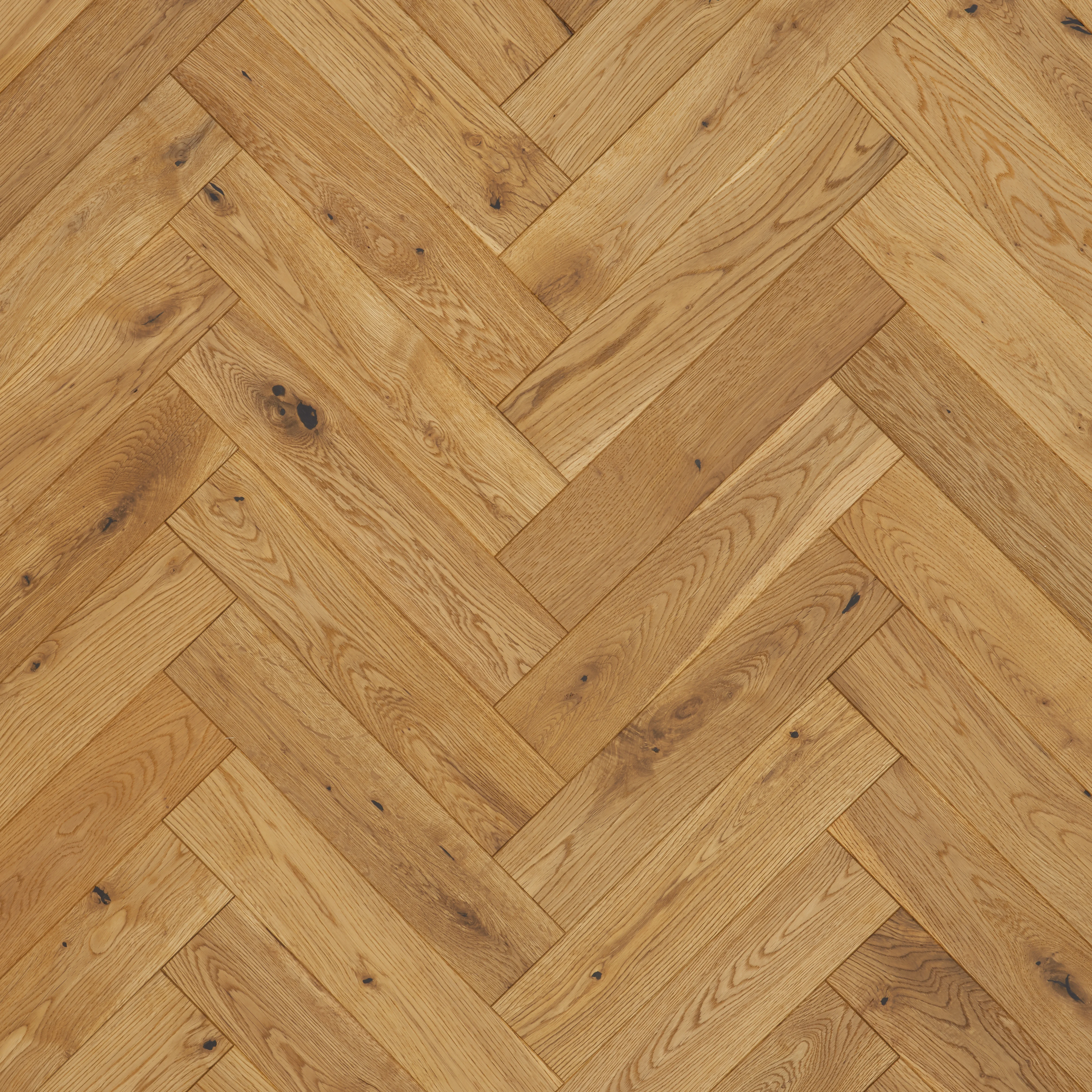 Derwent Malt Oak Light Smoked Brushed & UV Lacquered Herringbone 14mm