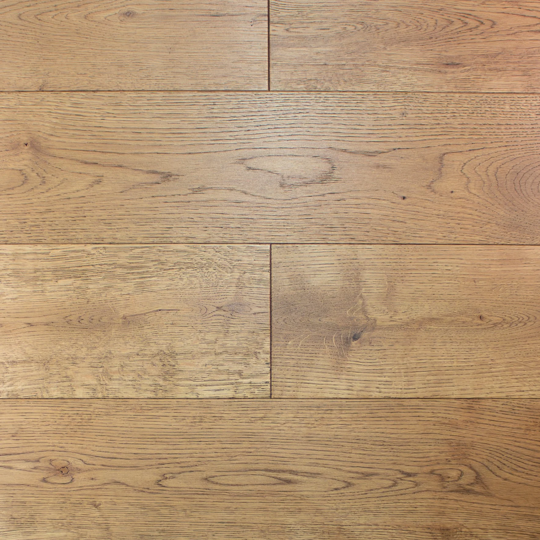 Spey Straw Oak Brushed & UV Oiled Plank 18mm Solid Oak